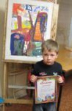The exhibition of children`s drawings and  the feast at IRIDA Home